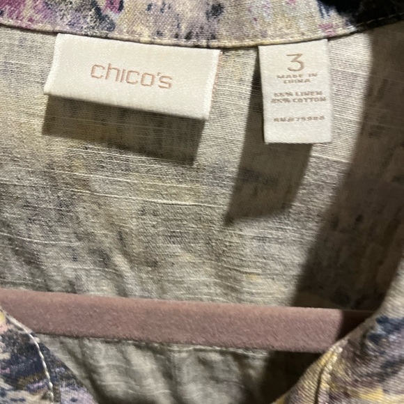 06. WOMENS CHICO’S 3/XL DETAIL JACKET - Picture 3 of 6